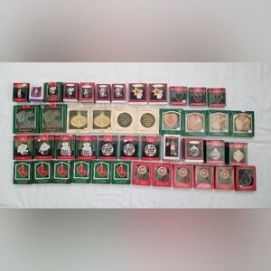 45 New 1980's 1990's Vintage Hallmark Keepsake Christmas Ornaments Lot